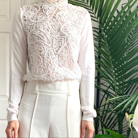 Morgan de toi Paris lace top - Picture 2 of 6